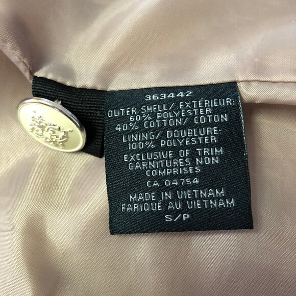 NWOT Kenneth Cole Select Single Button Front Career Beige Jacket Blazer Small - Picture 5 of 11